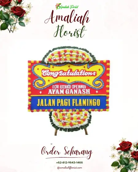 Sewa Papan Bunga Galang